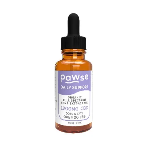 1ea 2oz Pawse 1200mg CBD Daily Support - Healing/First Aid